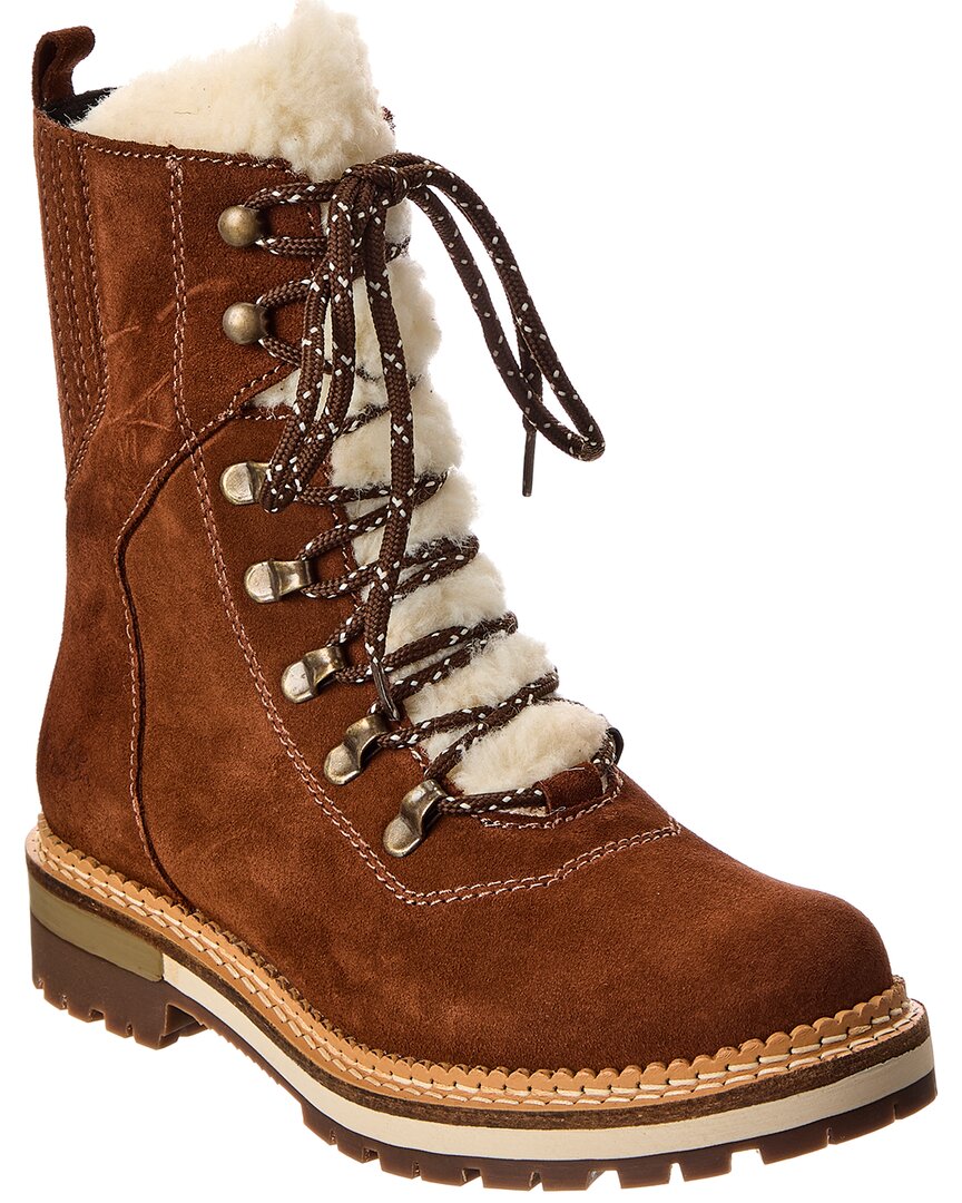 Bos. & Co. Bos & Co Ada Waterproof Leather Boot In Red