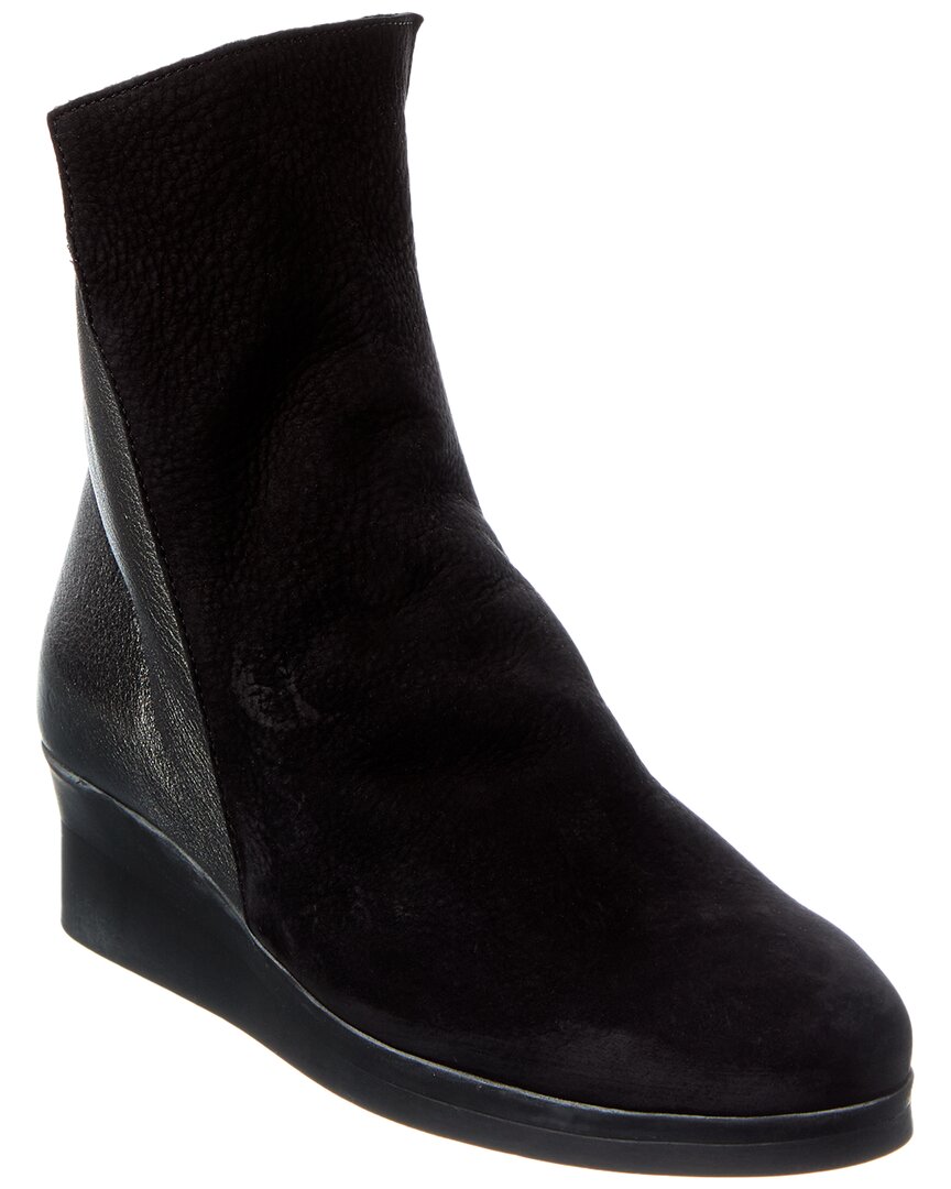Arche Abesho Suede & Leather Bootie In Black