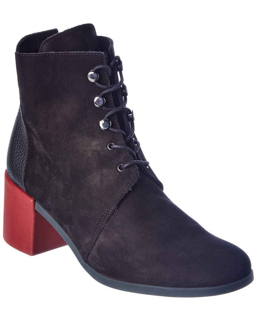 Arche Angame Suede Boot In Black
