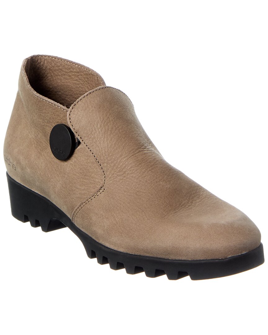 Arche Jimara Leather Bootie In Sand