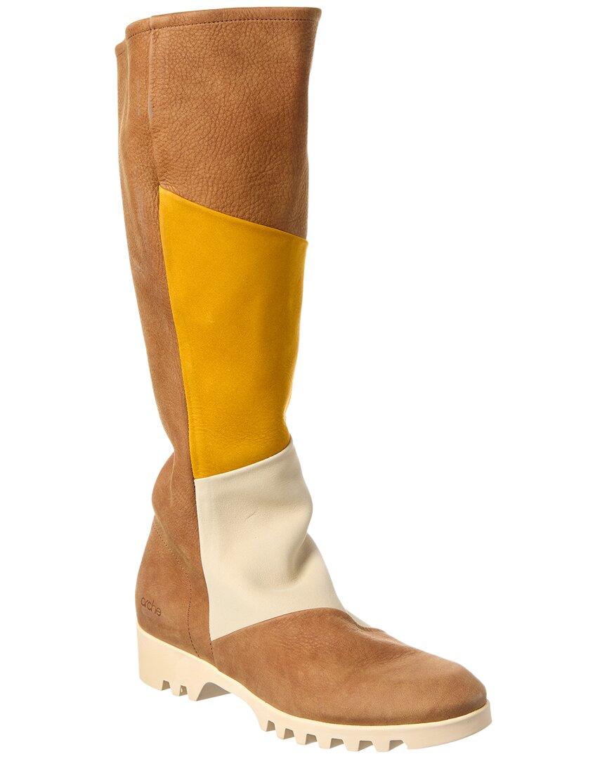 Arche Jimiki Leather Boot In Neutral