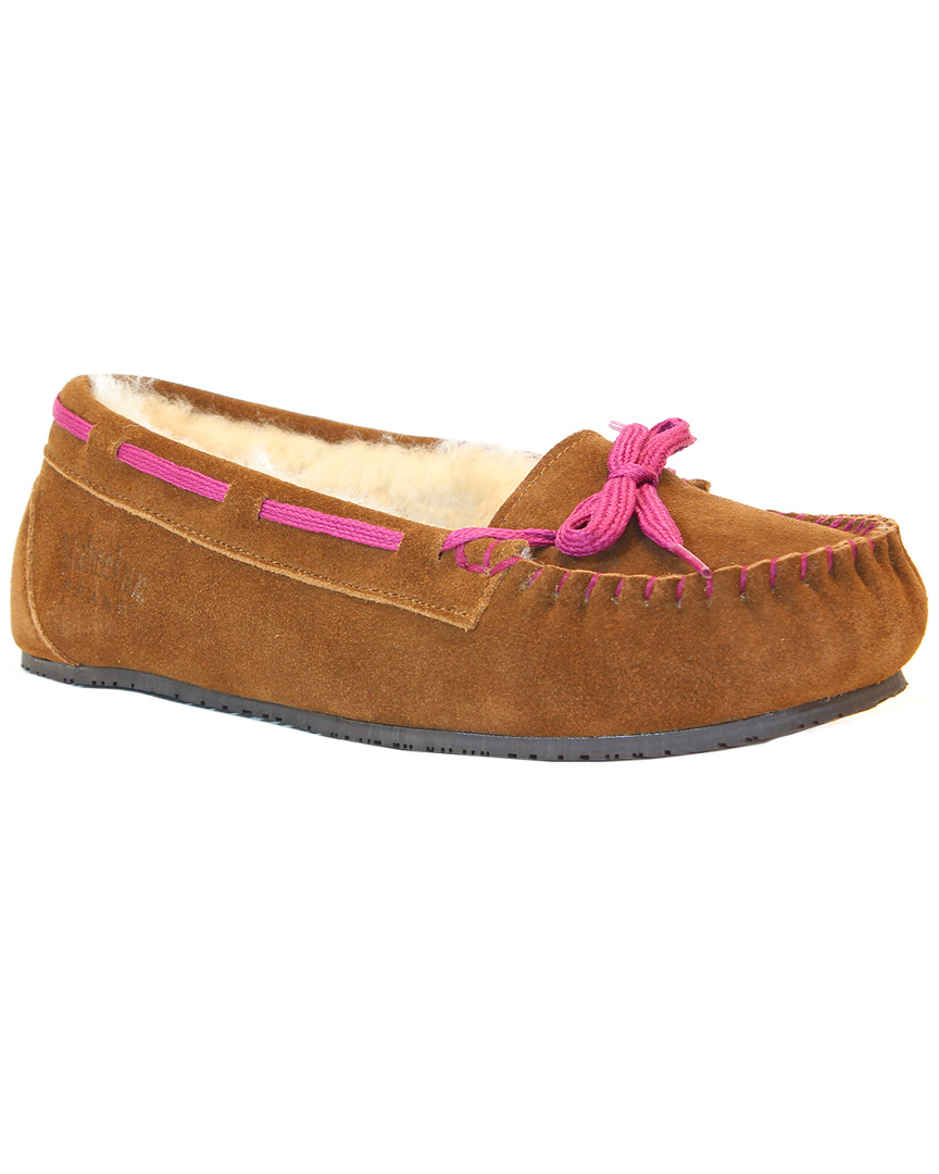 Staheekum Comfy Suede Slipper In Brown