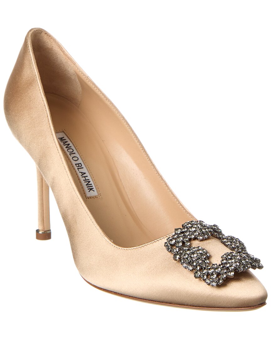 Manolo Blahnik Hangisi 90 Satin Pump