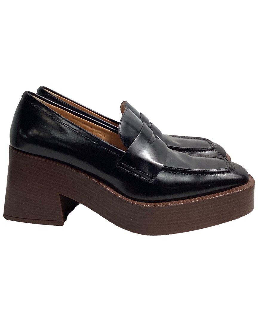 Tod's Platform Loafers In Leather