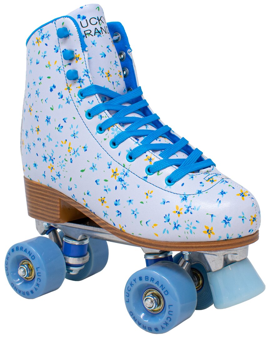Lucky Brand Women's Blue Floral Roller Skates