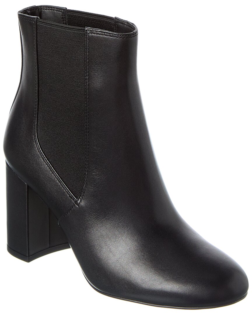Stuart Weitzman Celina Leather Chelsea Boot In Black