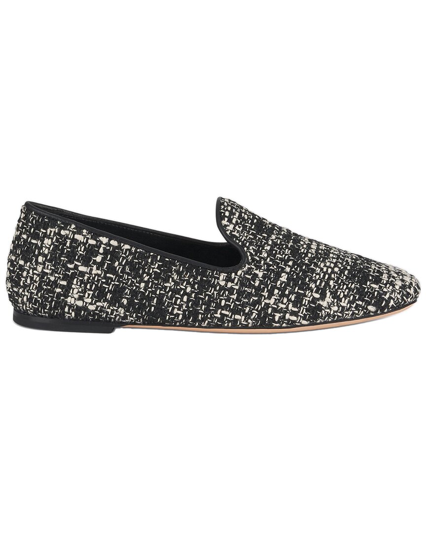 Agl Attilio Giusti Leombruni Agl Melange Flat Loafer In Black