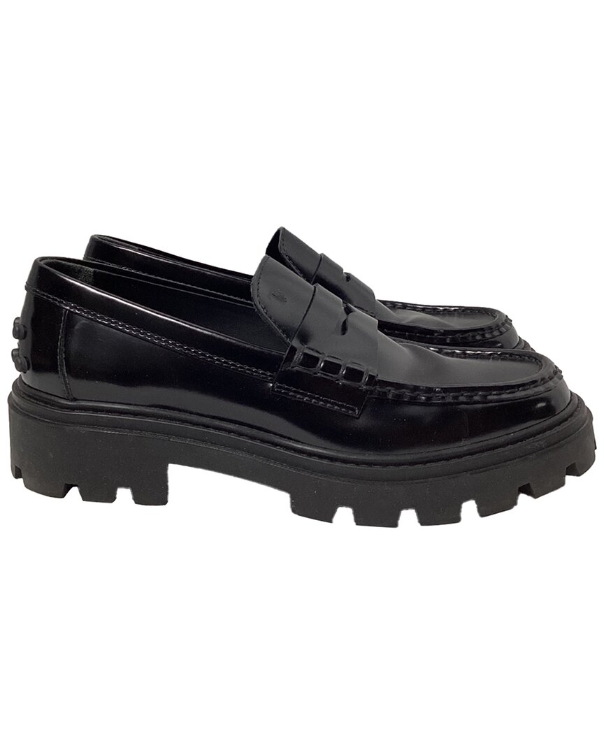 Tod's Women's Leather Penny Loafer, Size Eu | 36 (authentic Pre-loved)