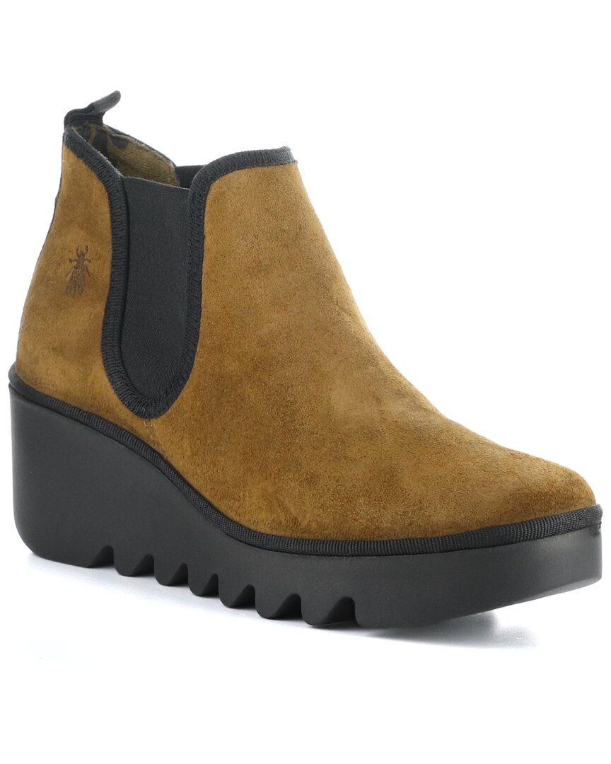 Fly London Byne Suede Boot In Brown