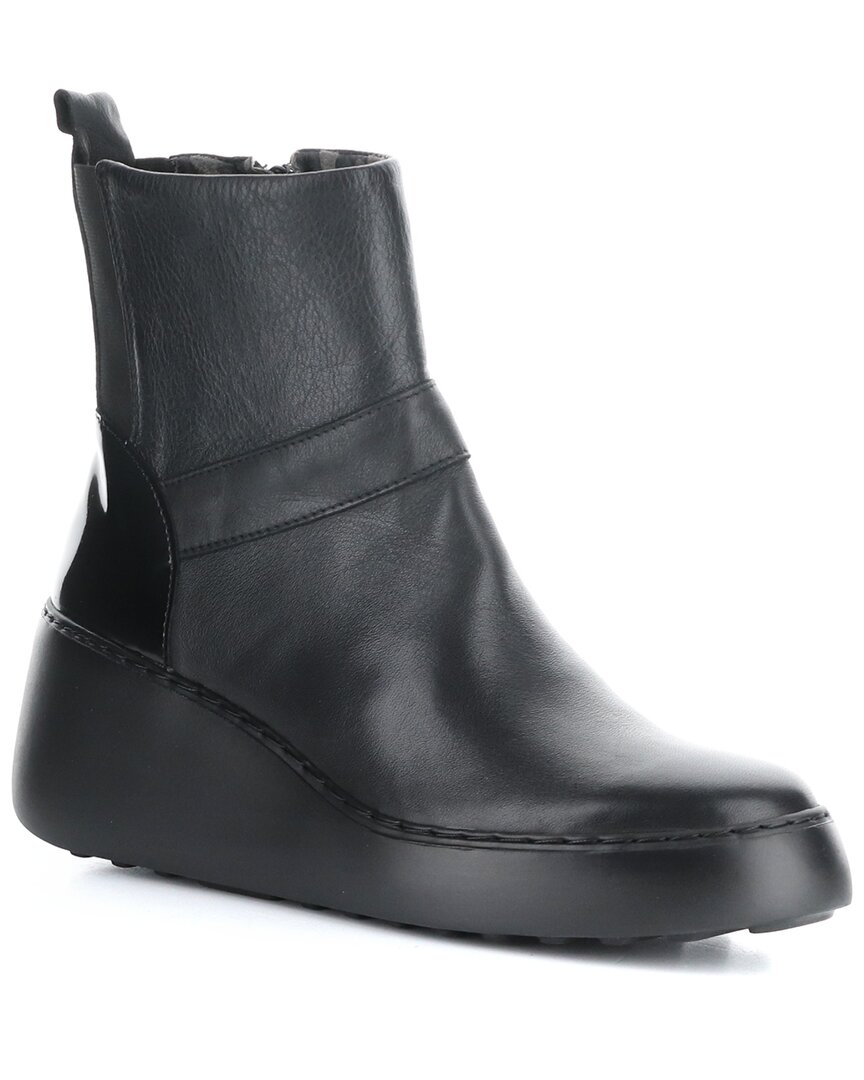 Fly London Doxe Wedge Platform Boot In Black
