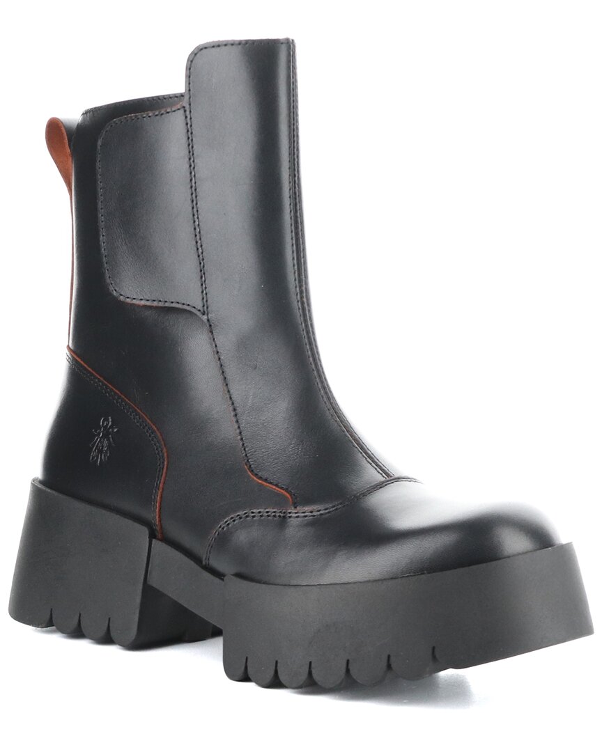 Fly London Egli Leather Boot In Black