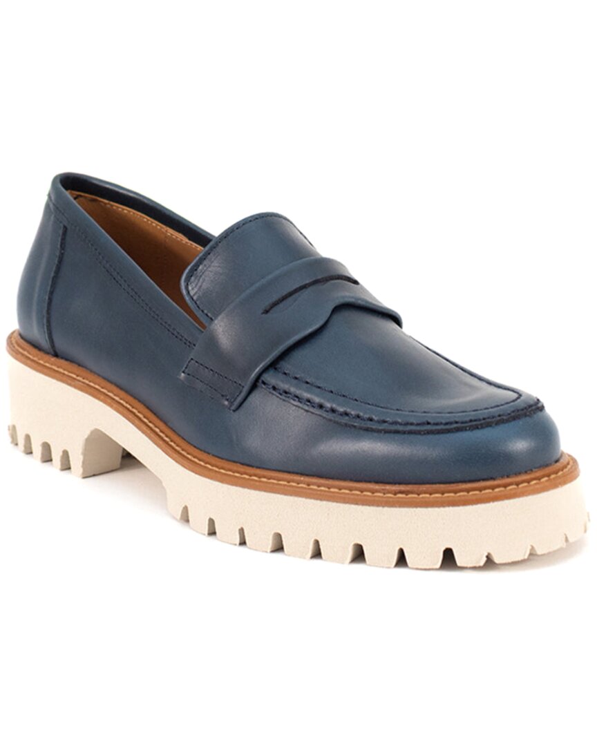 Menina Step Borgona Loafer In Blue