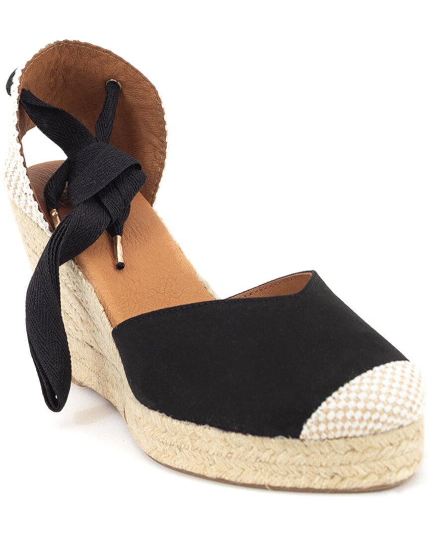 Menina Step Jimena Espadrille In Black