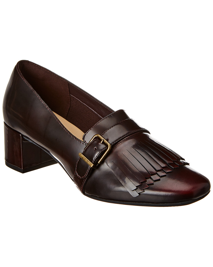 clarks pure leather pumps