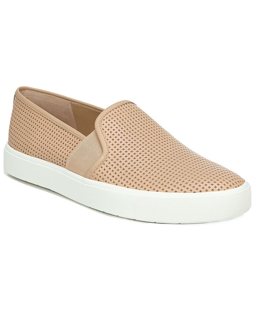 Vince Women's Blair Perforated Leather Slip-on Sneakers In Nocolor