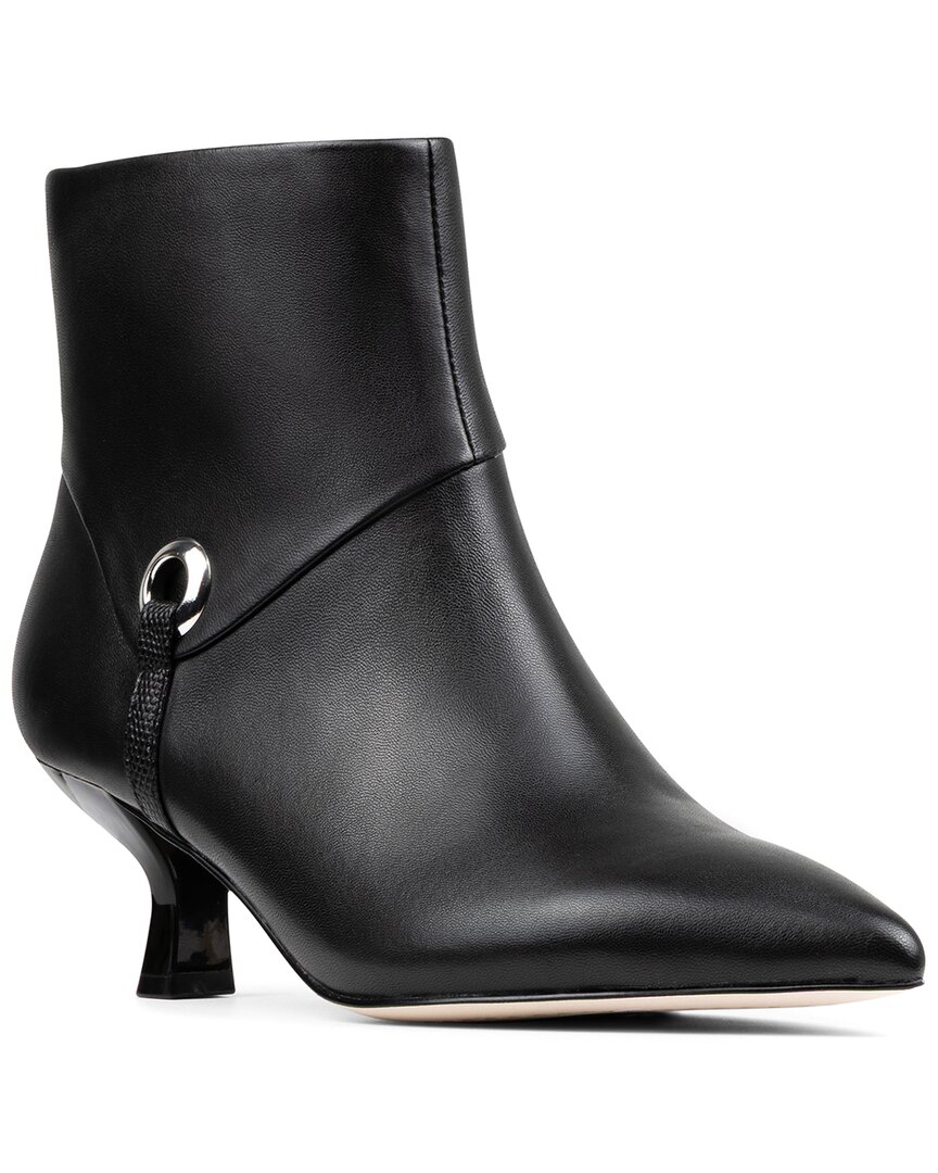 Donald Pliner Cindia Leather Bootie In Black