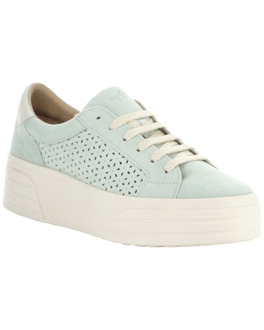 Bos. & Co. Lotta Suede Sneaker In Green