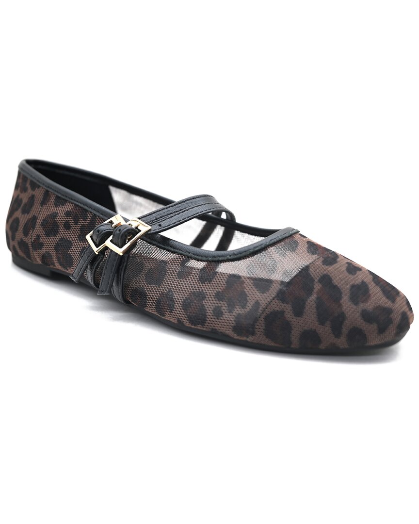 Kenneth Cole New York Mackenzie Mesh Flat In Animal Print