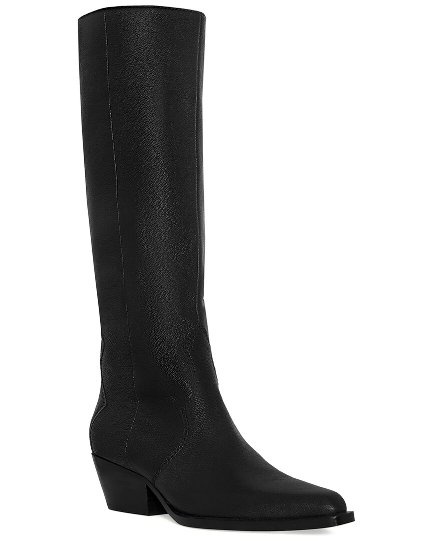 Rebecca Minkoff Colt Tall Leather Boot In Black
