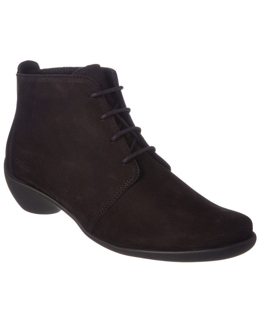 Arche Tessam Leather Bootie In Brown