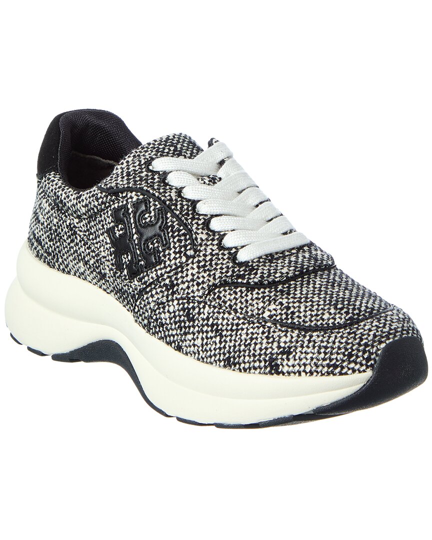 Tory Burch Kick Tweed Trainer In Multi