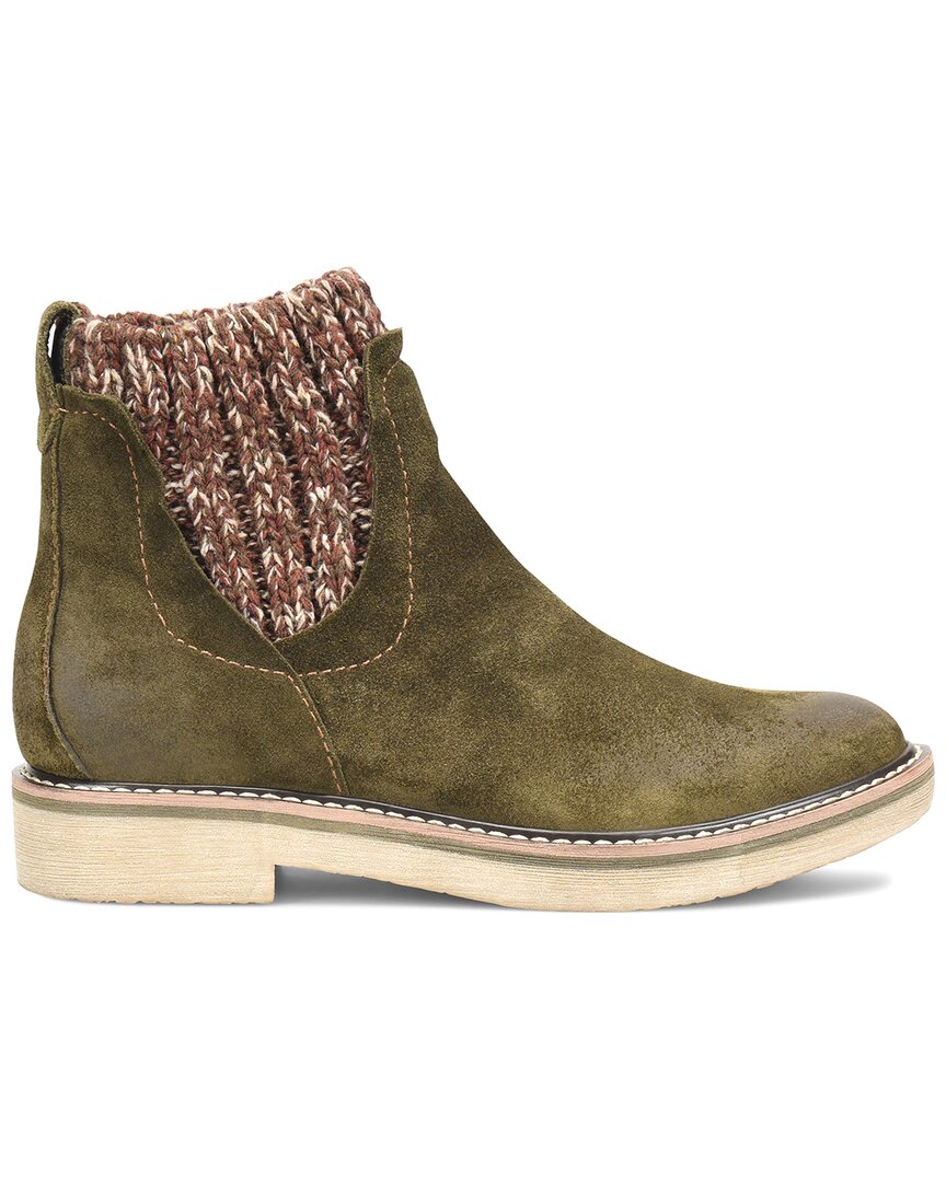 Comfortiva Rawnie Suede Boot In Green