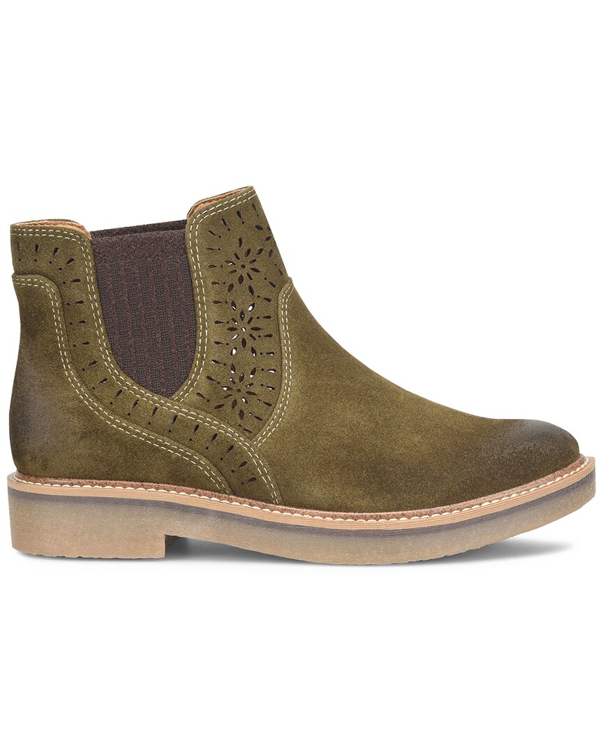 Comfortiva Raya Suede Boot In Green