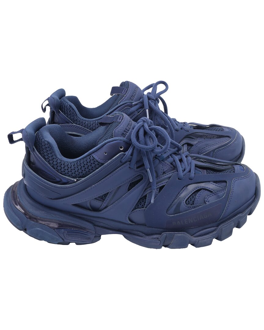 Balenciaga Polyurethane Track Sneaker (authentic Pre-loved) In Blue