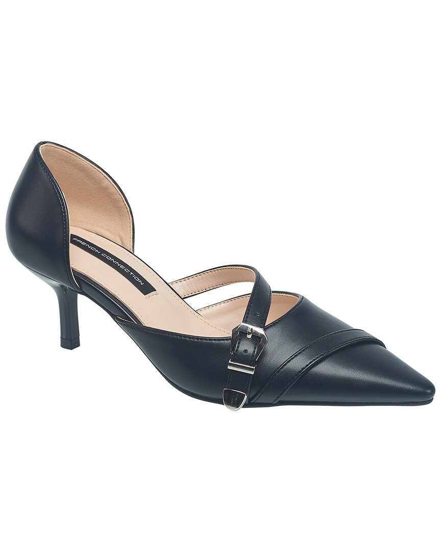French Connection Elly Kitten Heel Pump In Black