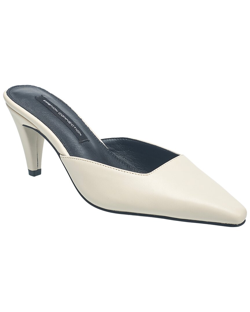 French Connection French Connecton Ladies Toulouse Kitten Heel In White