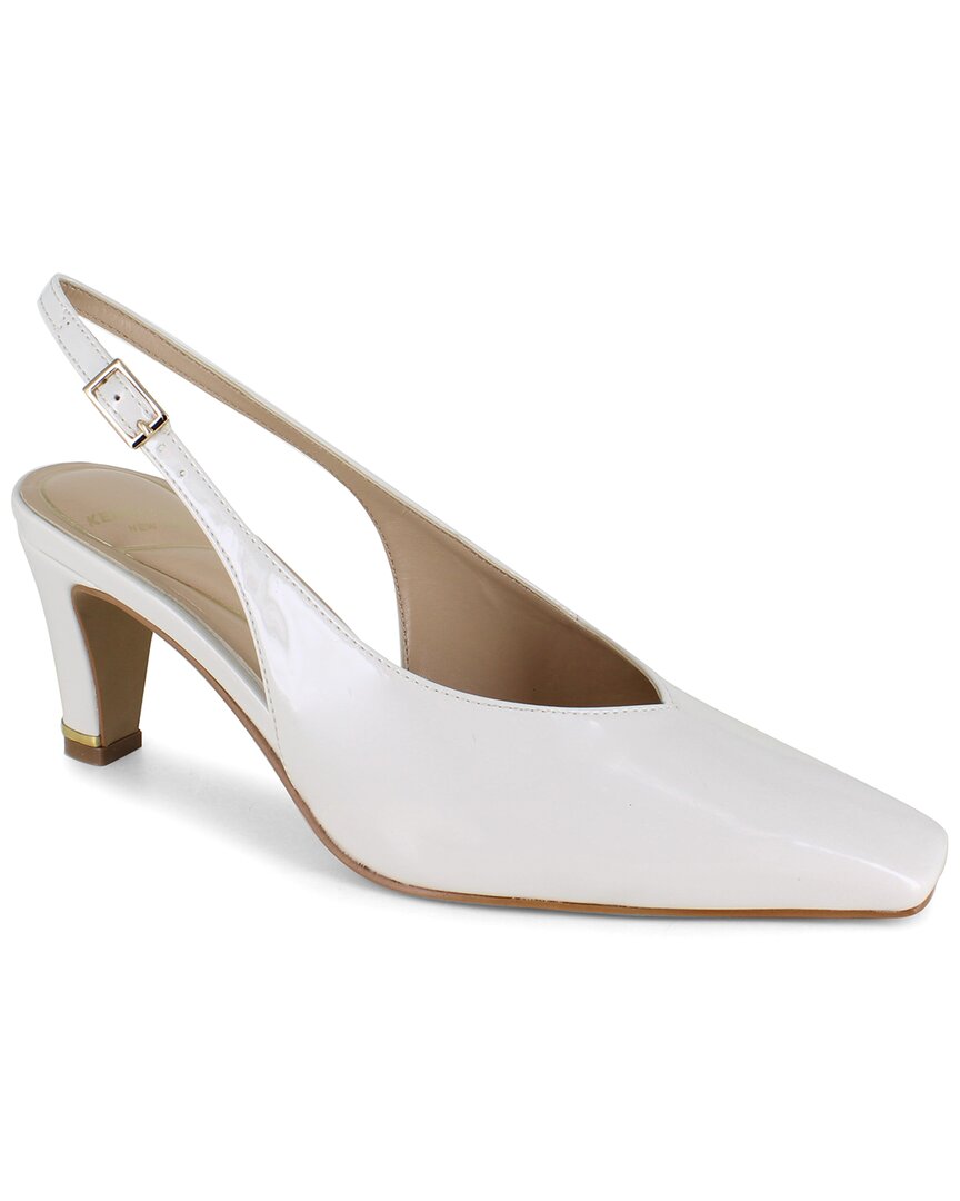 Kenneth Cole New York Meilani Patent Pump In White