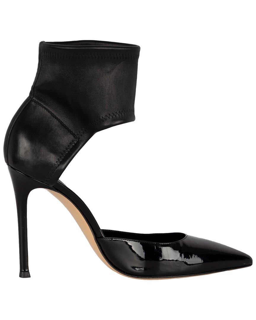 Gianvito Rossi Women's Leather Ankle Strap Pump Heels - '10 (authentic Pre-loved)