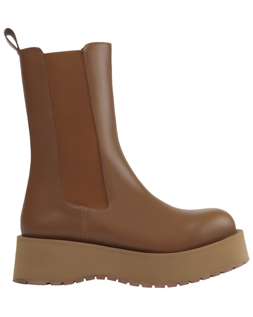 Paloma Barceló Aster Leather Boot In Brown