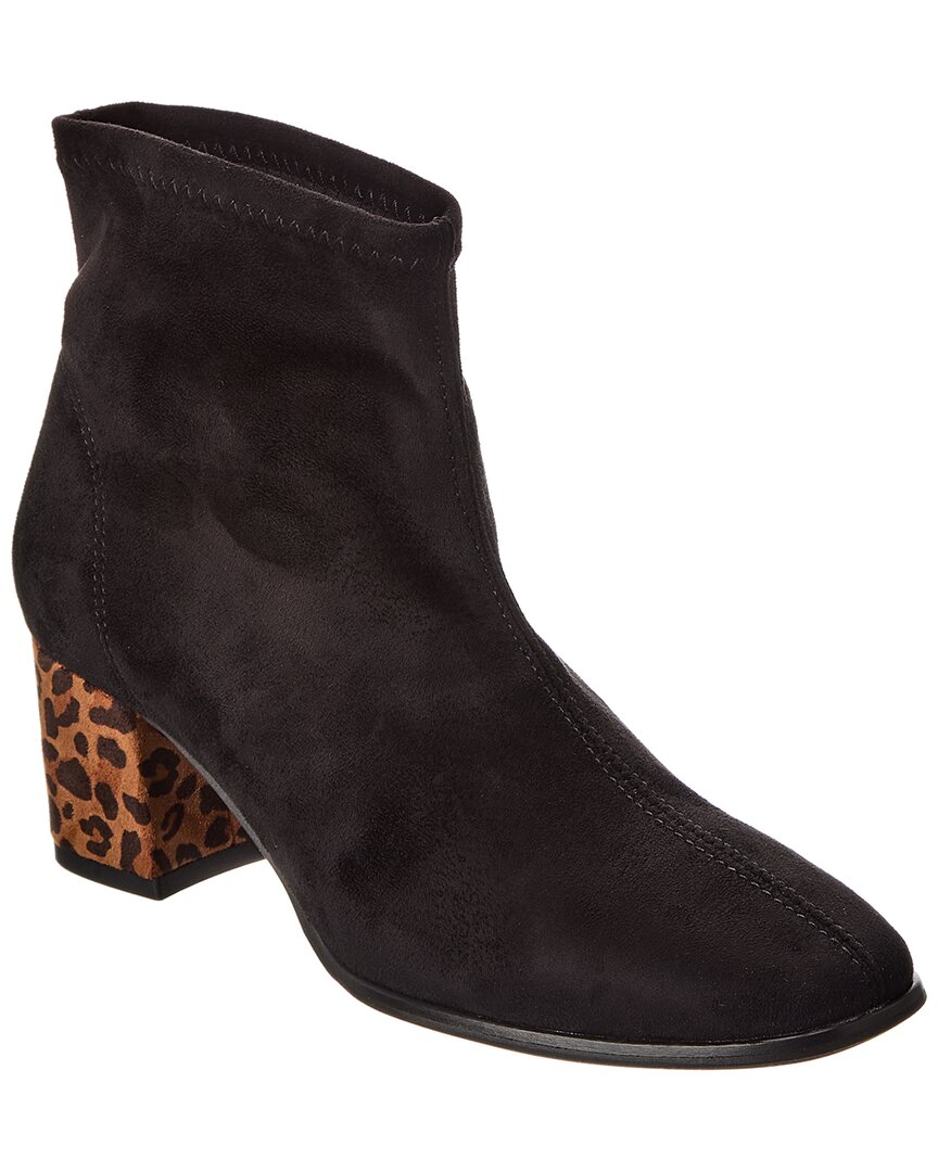 The Flexx Giove Suede Bootie In Black