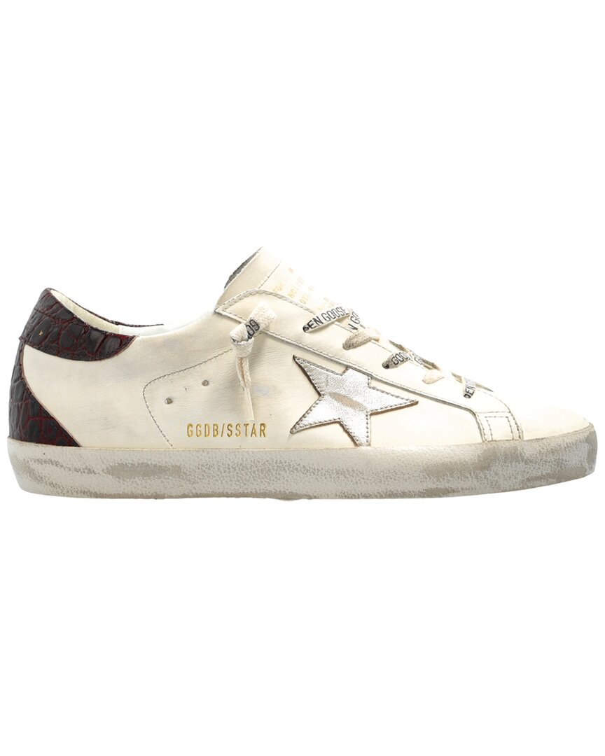 Golden Goose Super-star Leather Sneaker In Multi