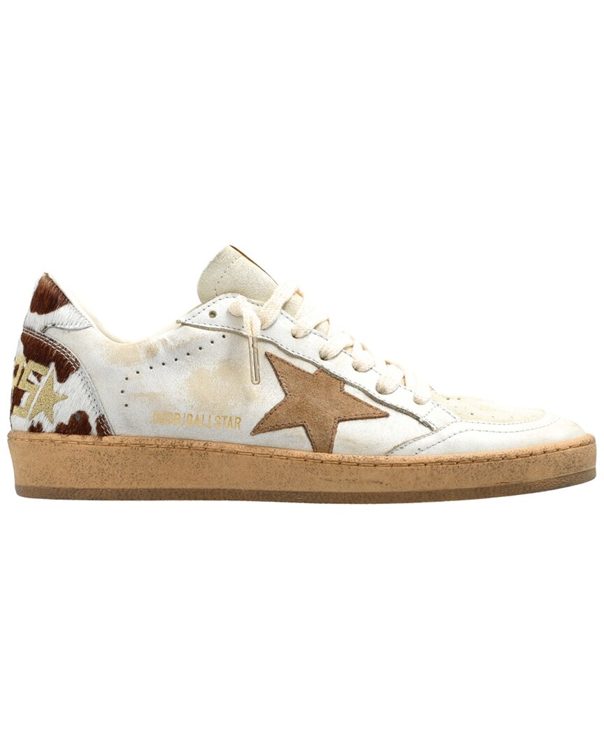 Golden Goose Ball Star Suede Sneaker In Multi