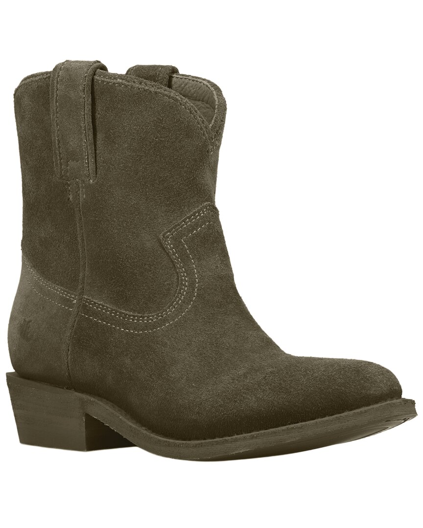 Frye Billy Suede Bootie In Brown