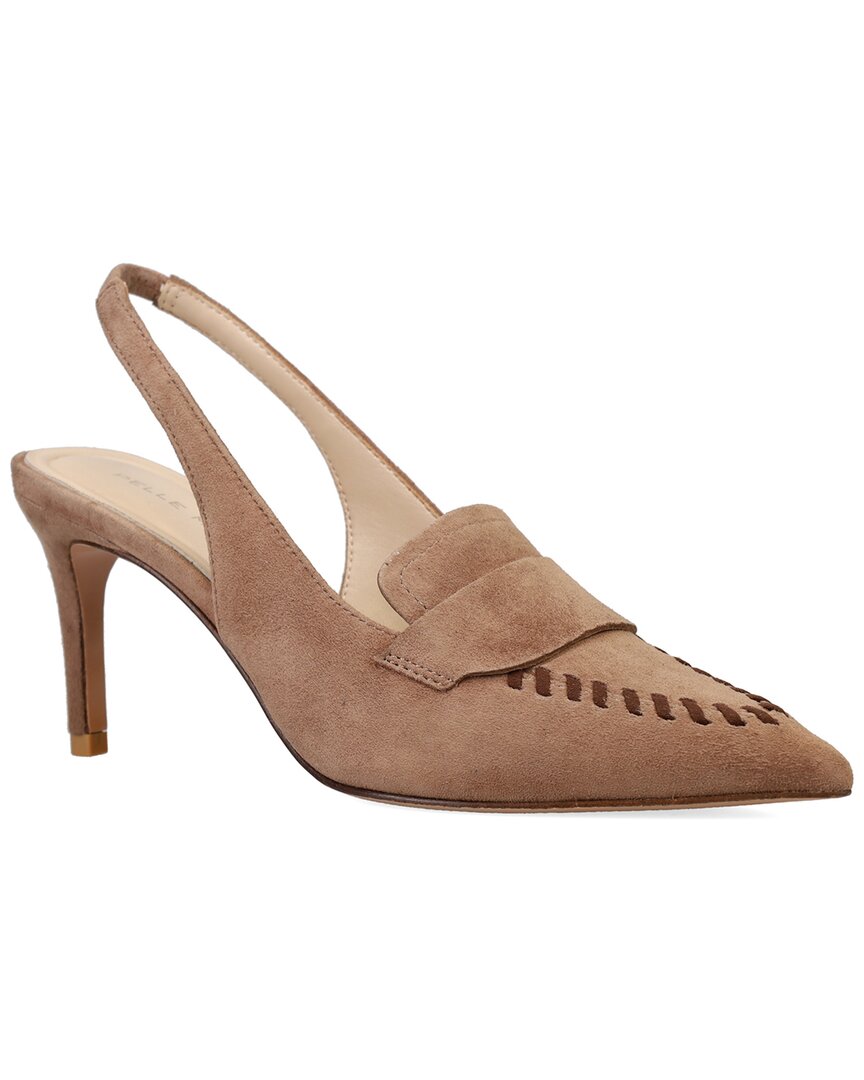 Pelle Moda Lucea Pointed Toe Slingback Pump In Brown