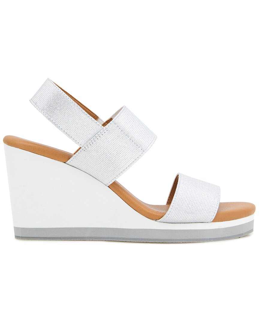 Andre Assous Nelson Wedge Sandal In White