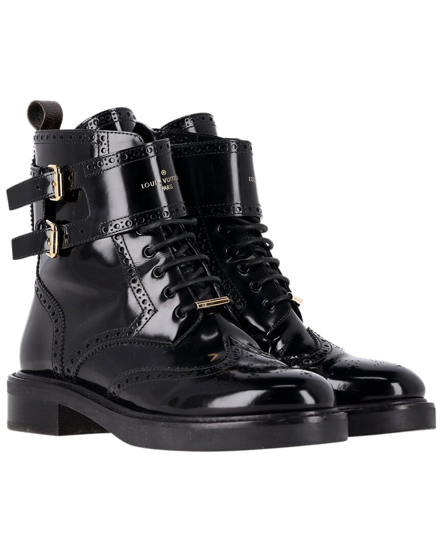 Pre-owned Louis Vuitton Women's Leather Midtown Bootie (authentic Pre-loved)