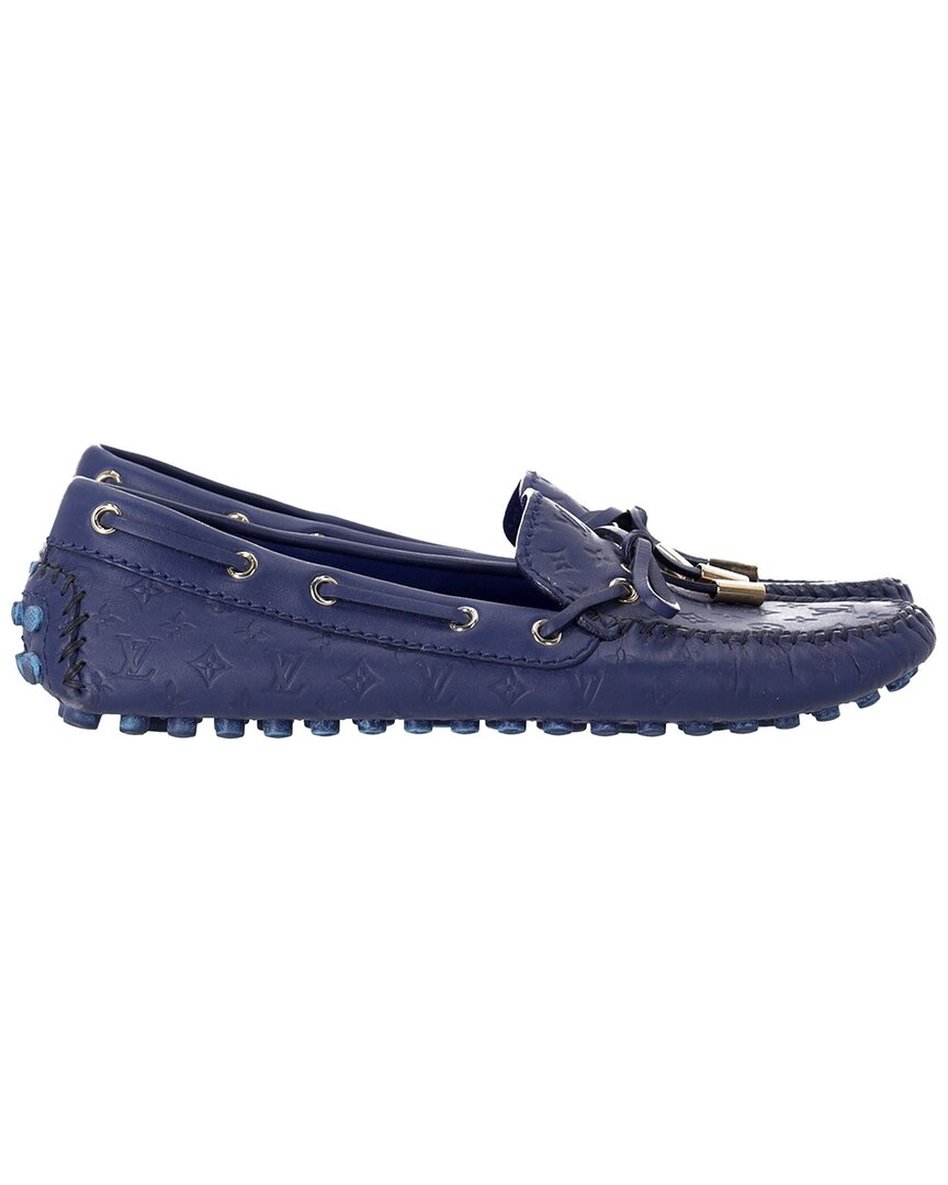 Pre-owned Louis Vuitton Women's Leather Gloria Flat Loafer (authentic Pre-loved)