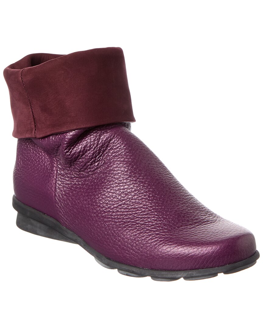 Arche Tte Leather Boot In Purple