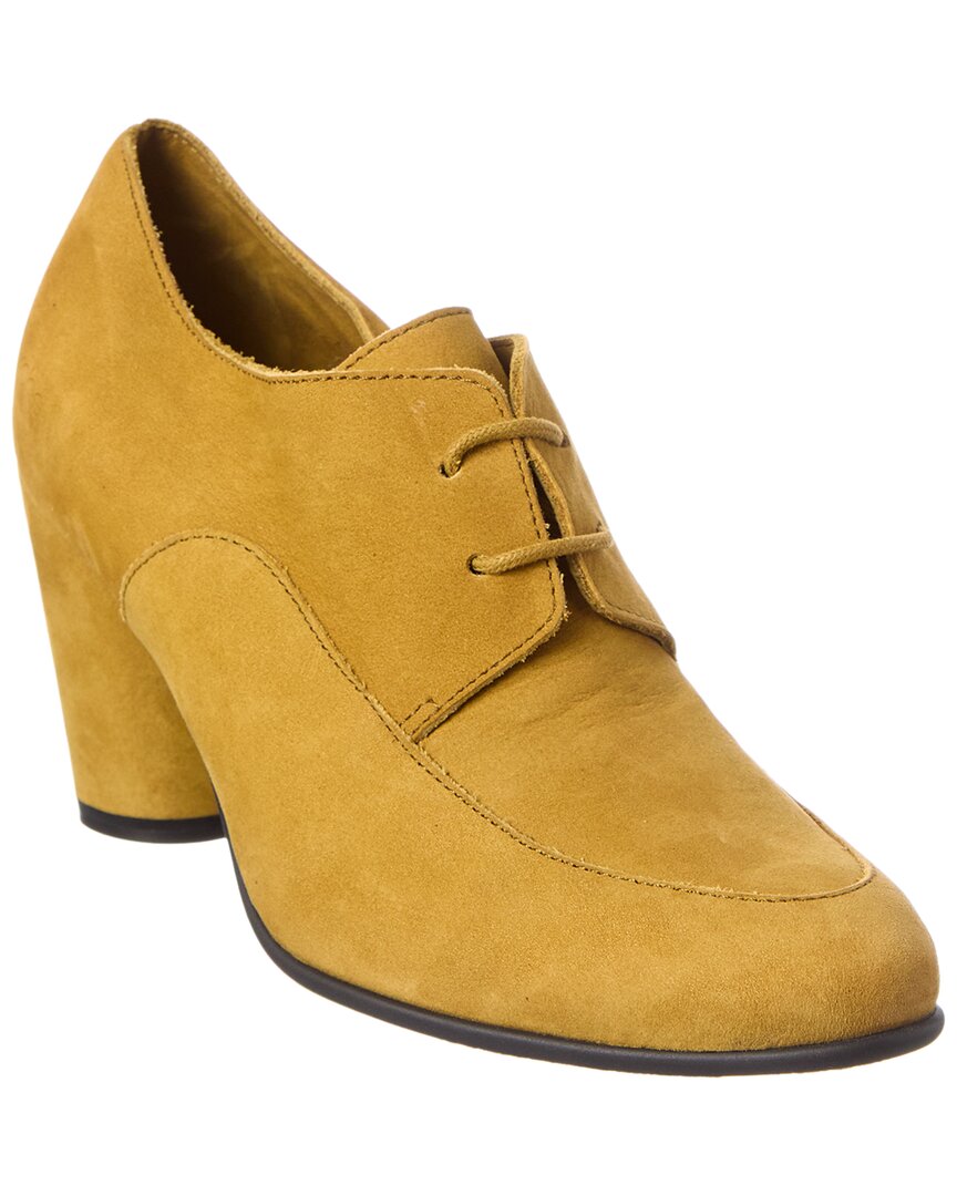 Arche Kloral Suede Pump In Gold