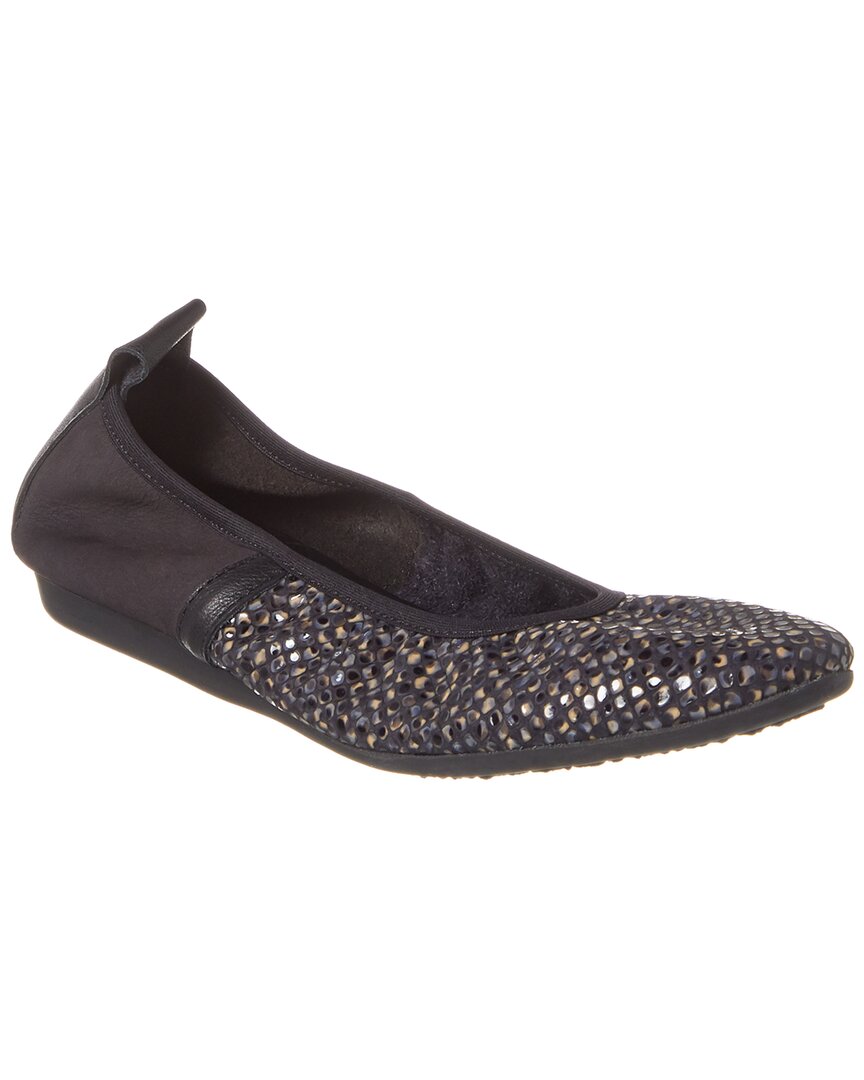 Arche Lamour Dido Leather Flat In Black