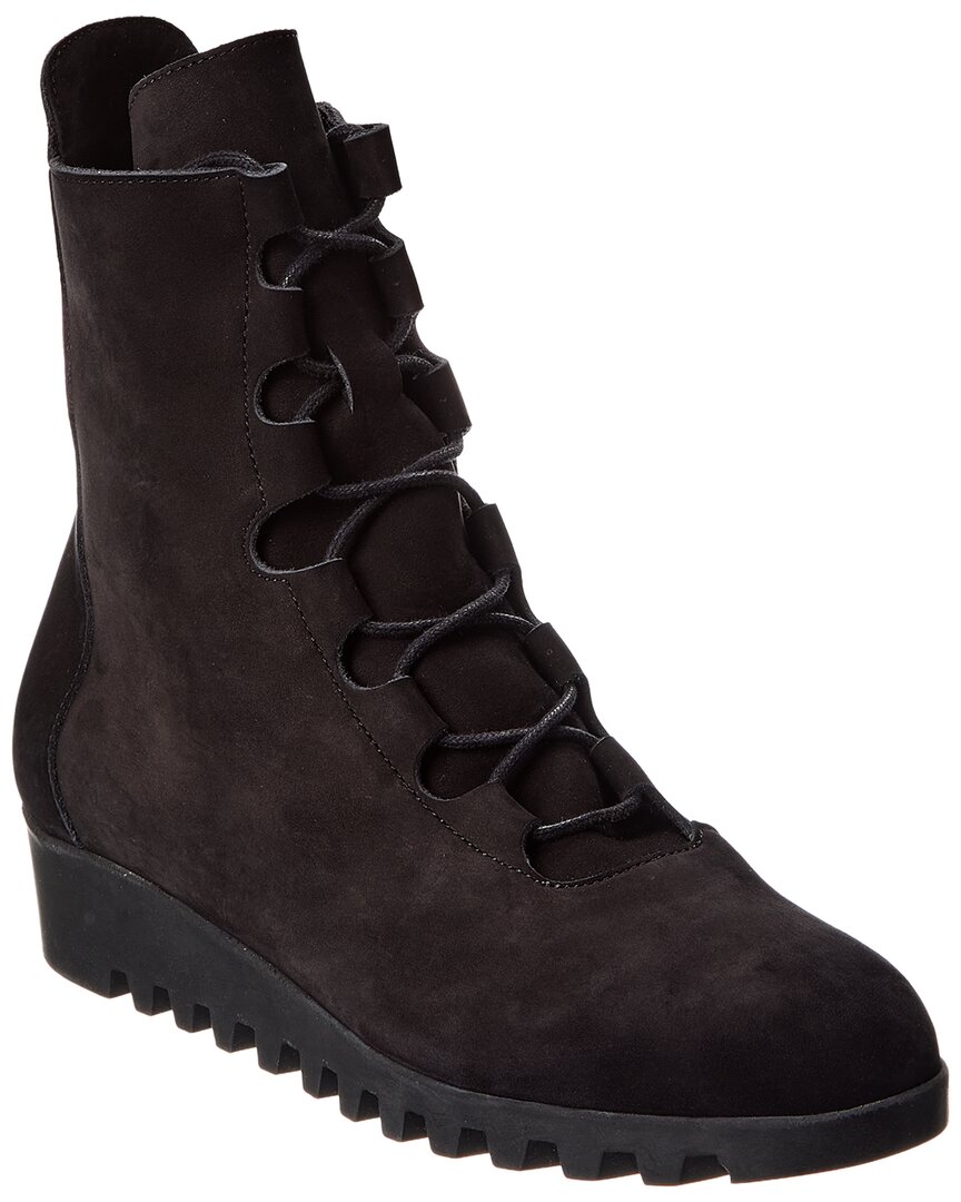 Arche Lombox Suede Bootie In Black
