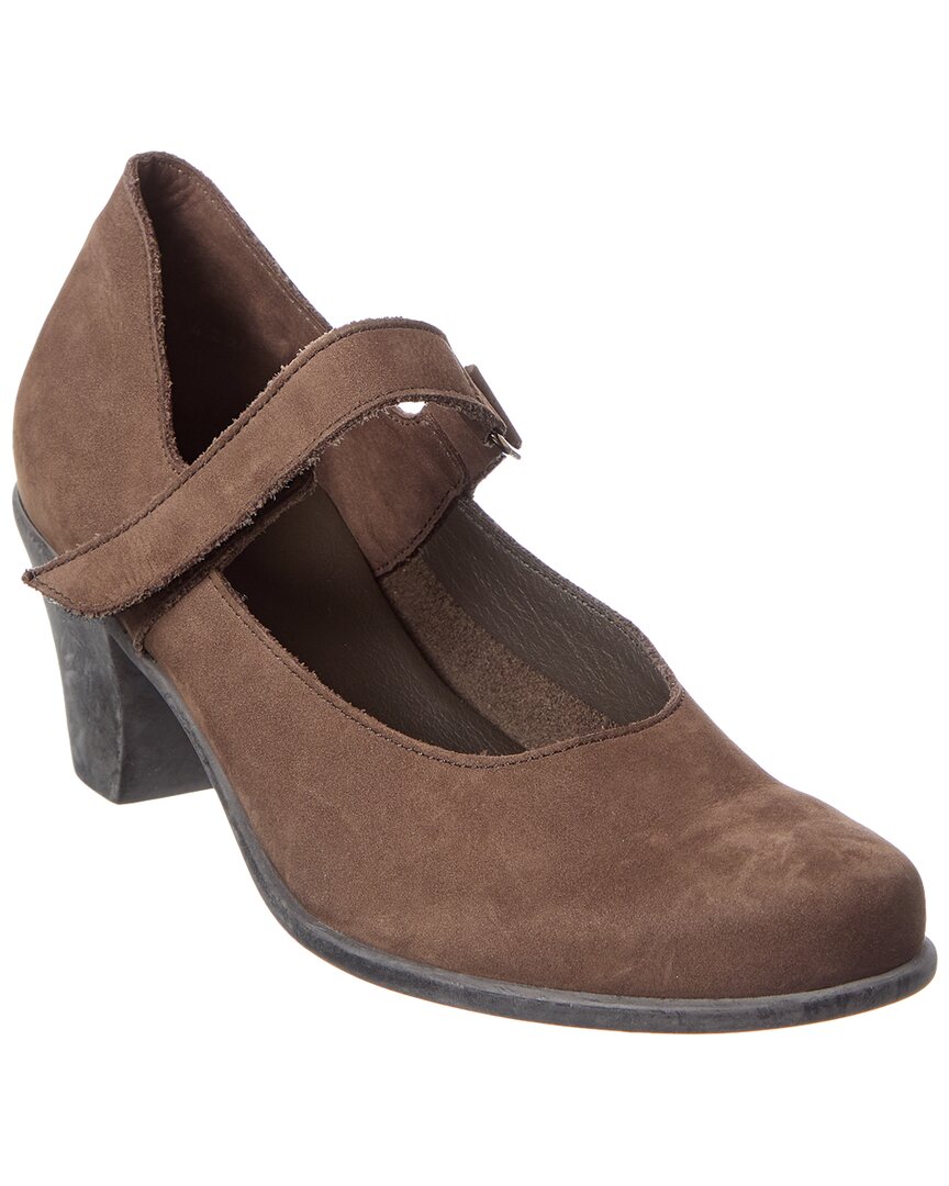 Arche Maora Suede Pump In Brown