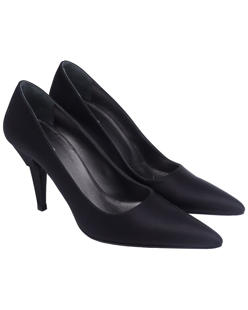 Prada Women's Satin Pointed Toe Satin Pump, Size 36.5 (authentic Pre-loved)