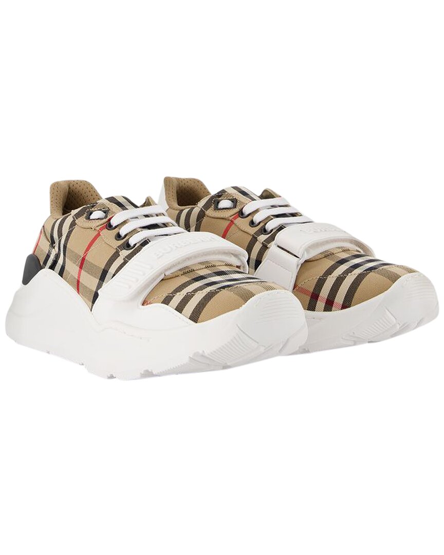 Burberry Women's Cotton New Regis Sneaker (authentic Pre-loved) In Brown