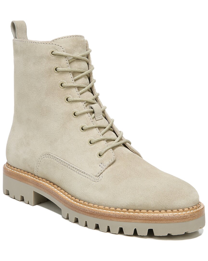 Vince Cabria Suede Water-repellant Combat Boots