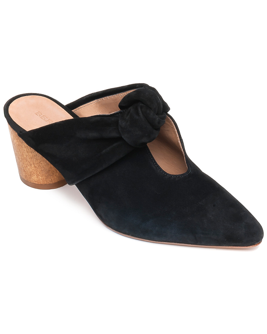 Bernardo Finley Suede Mule In Black